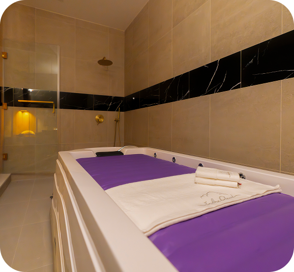 Table shower treatment